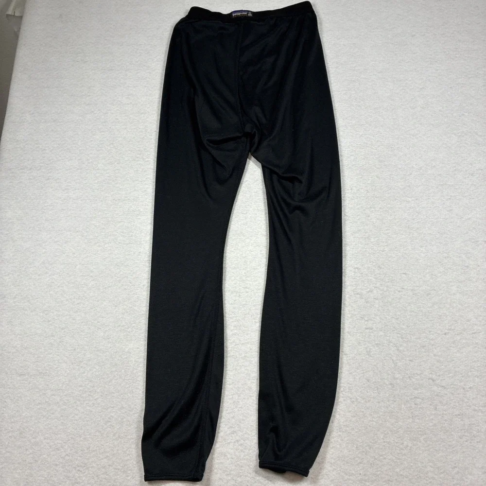 PATAGONIA Men's Capilene 3 Midweight Bottoms Black Baselayer Size Medium Outdoor